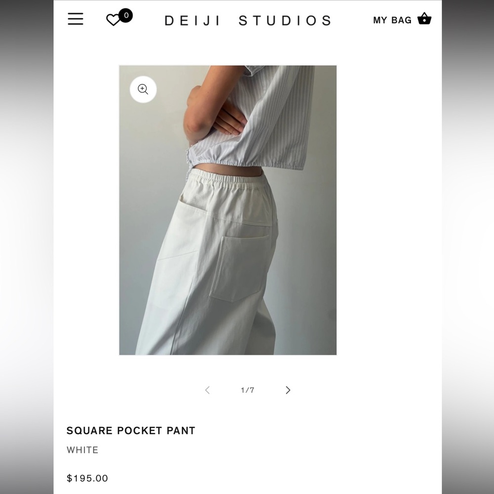 SQUARE POCKET PANT